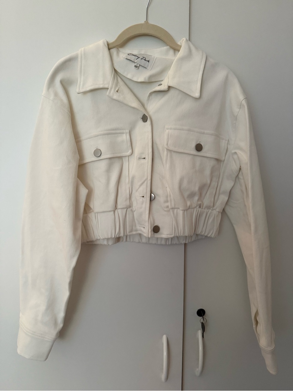 Off white Cropped Jacket